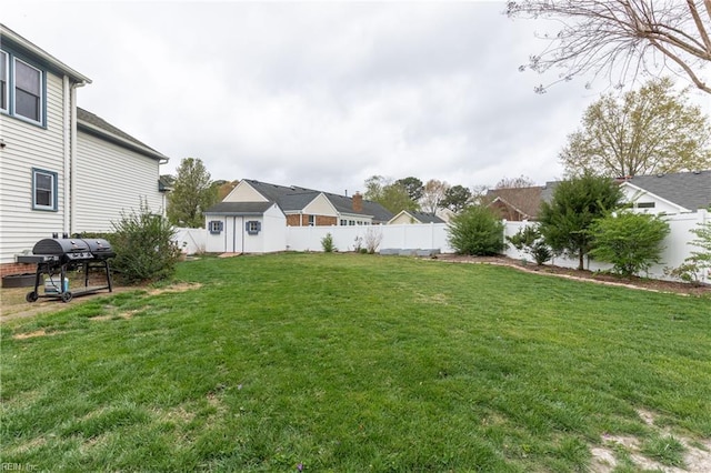 520 Foxgate Quarter Quarter, Chesapeake, VA 23322 - fenced backyard featuring a shed and a residential view
