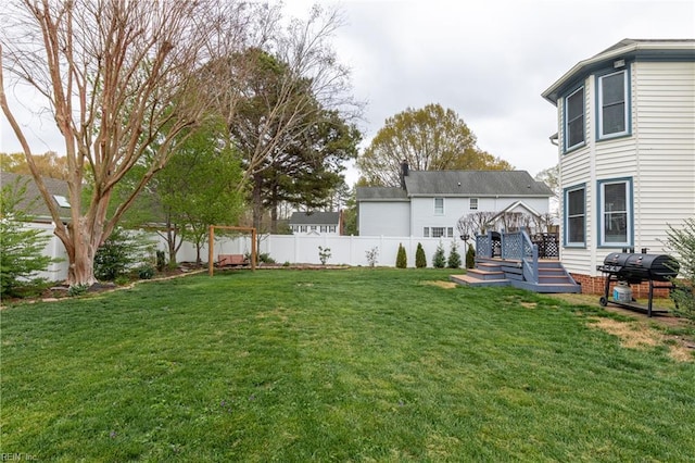 520 Foxgate Quarter Quarter, Chesapeake, VA 23322 - view of yard with a deck