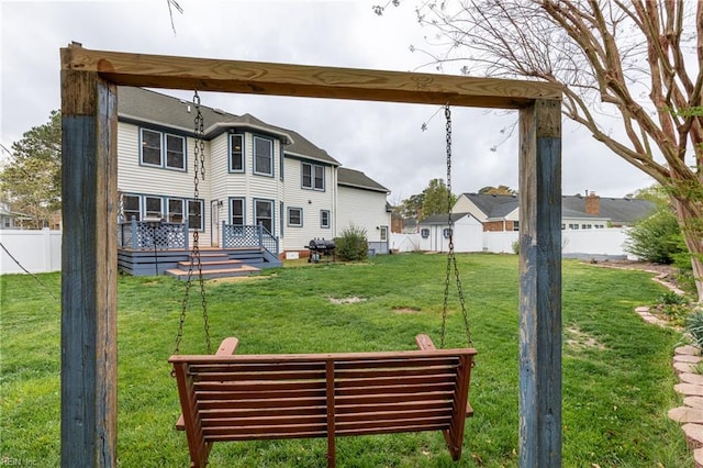 520 Foxgate Quarter Quarter, Chesapeake, VA 23322 - rear view of property with a fenced backyard