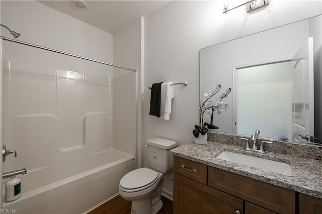 202 Oxford Ave Unit 46-1, Smithfield, VA 23430 - full bath with vanity,  shower combination, and wood finished floors