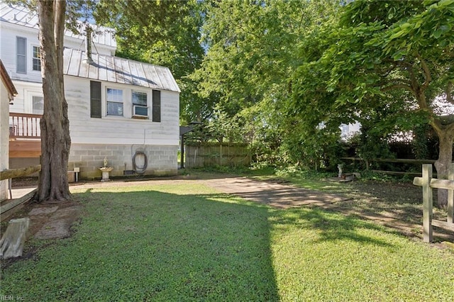 515 Beach Rd, Hampton, VA 23664 - view of yard