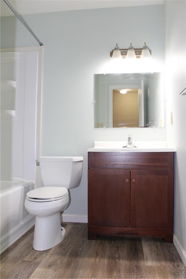 27 Sally Ann Pl, Newport News, VA 23602 - full bath featuring wood finished floors, vanity, and bathing tub / shower combination