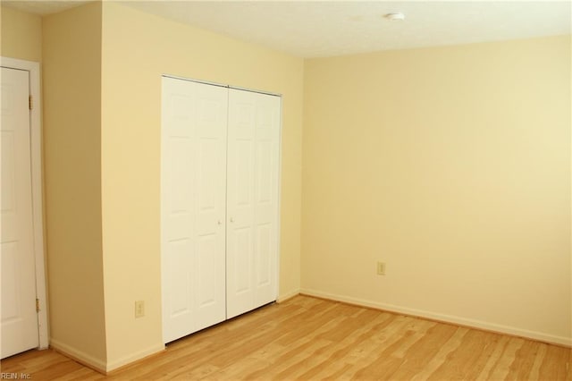 27 Sally Ann Pl, Newport News, VA 23602 - unfurnished bedroom featuring light wood-type flooring and a closet