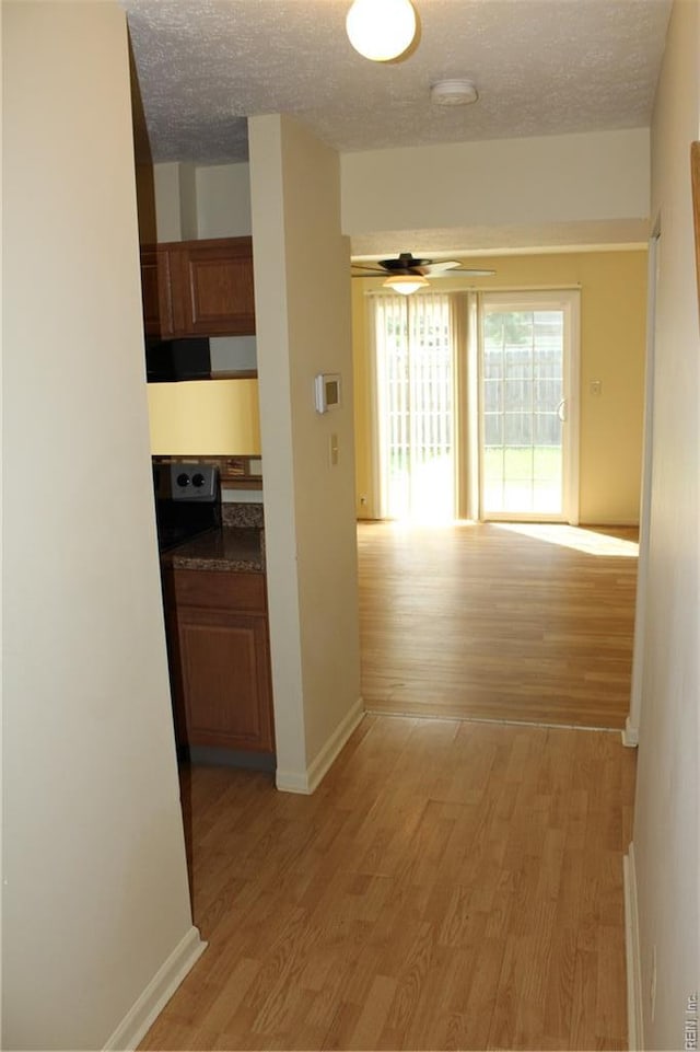 27 Sally Ann Pl, Newport News, VA 23602 - hall with light wood finished floors and a textured ceiling