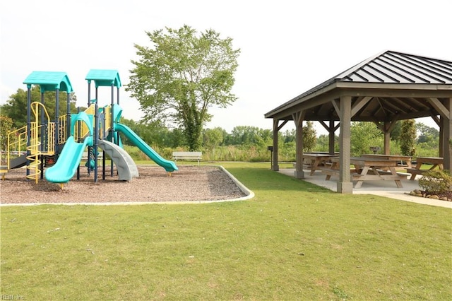 1815 Honey Milk Rd, Chesapeake, VA 23323 - community play area with a gazebo and a yard