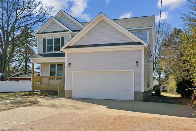461 Joy Dr, Hampton, VA 23666 - view of front of property featuring driveway and covered porch