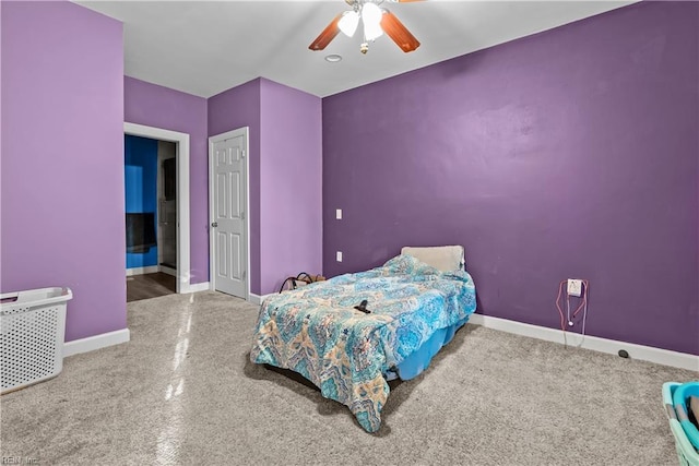 57 Locust Ave, Hampton, VA 23661 - bedroom featuring baseboards and a ceiling fan
