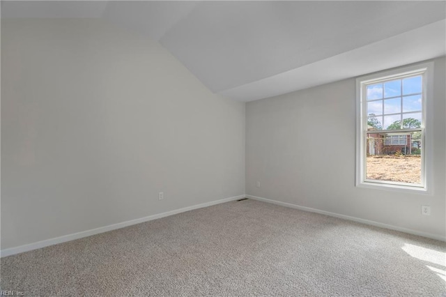 1320 Clay St, Franklin, VA 23851 - carpeted empty room featuring lofted ceiling