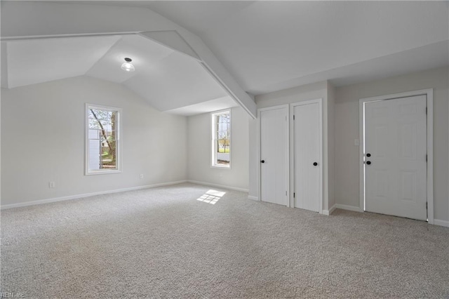 1320 Clay St, Franklin, VA 23851 - additional living space with lofted ceiling and carpet floors