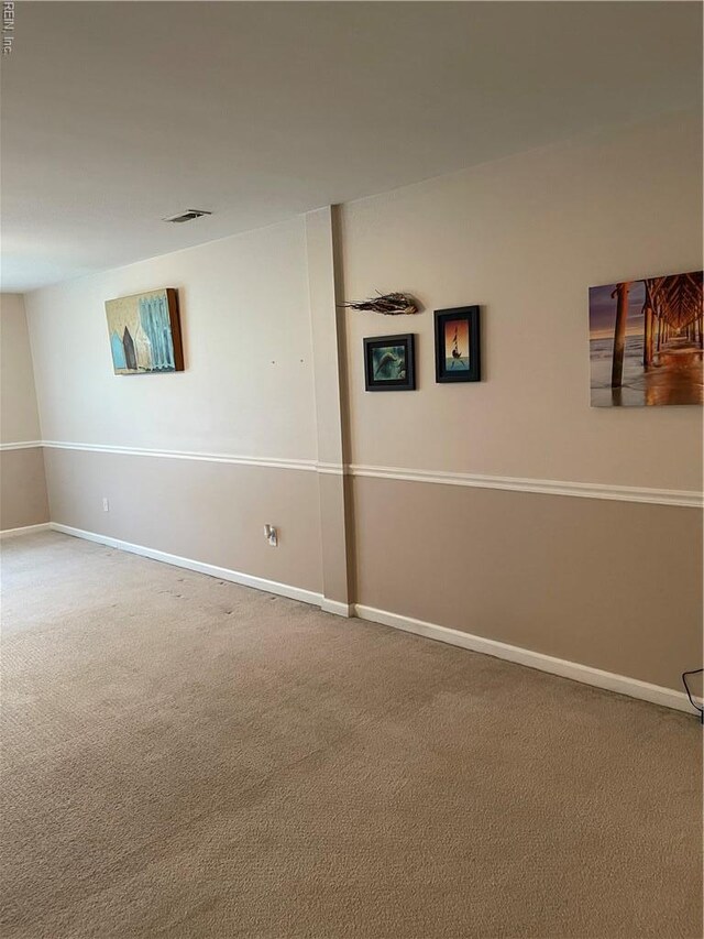 7656 The Points Pl, Gloucester Point, VA 23062 - basement featuring carpet floors