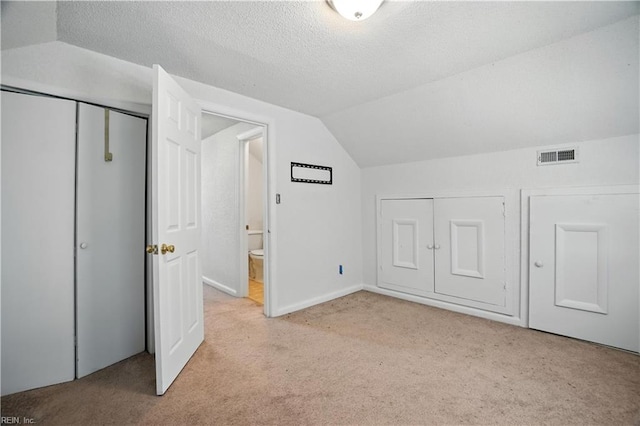 3559 Brest Ave, Norfolk, VA 23509 - bonus room featuring light carpet, vaulted ceiling, and a textured ceiling