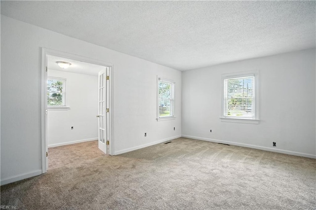 3559 Brest Ave, Norfolk, VA 23509 - carpeted empty room featuring plenty of natural light and a textured ceiling