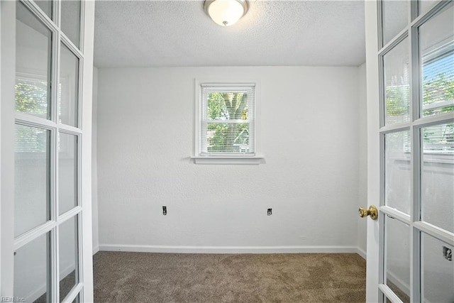 3559 Brest Ave, Norfolk, VA 23509 - unfurnished room featuring carpet floors and a textured ceiling