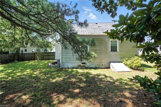 3559 Brest Ave, Norfolk, VA 23509 - rear view of house featuring crawl space and a shingled roof