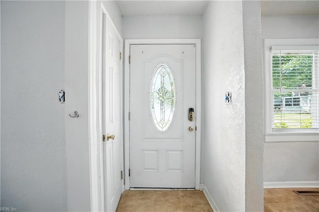 3559 Brest Ave, Norfolk, VA 23509 - entrance foyer with a textured wall and plenty of natural light