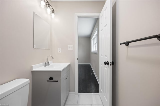 703 Terrace Dr, Newport News, VA 23601 - half bath featuring vanity and toilet