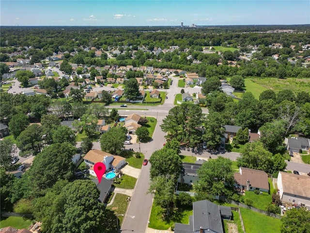 1409 Amberley Forest Rd, Virginia Beach, VA 23453 - aerial view of residential area