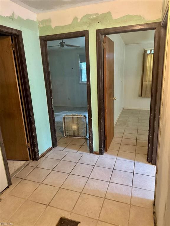 2609 Harling Dr, Chesapeake, VA 23325 - hall with light tile patterned floors