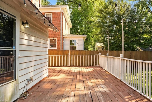 227 N Saratoga St, Suffolk, VA 23434 - view of wooden deck