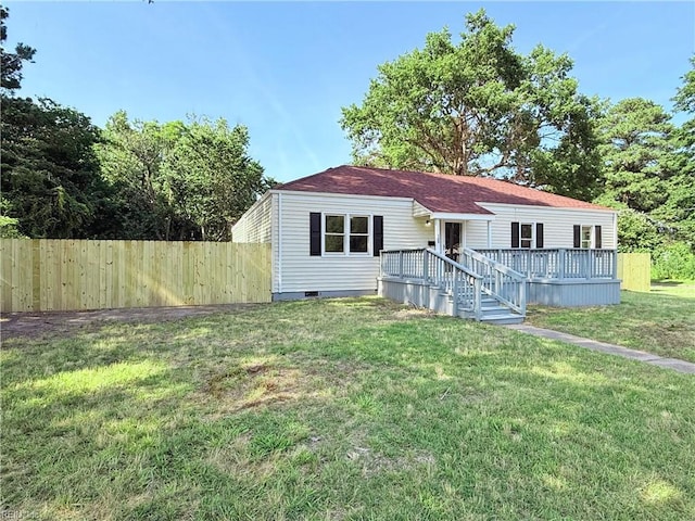 200 W Ocean Ave, Norfolk, VA 23503 - view of front of property with a wooden deck