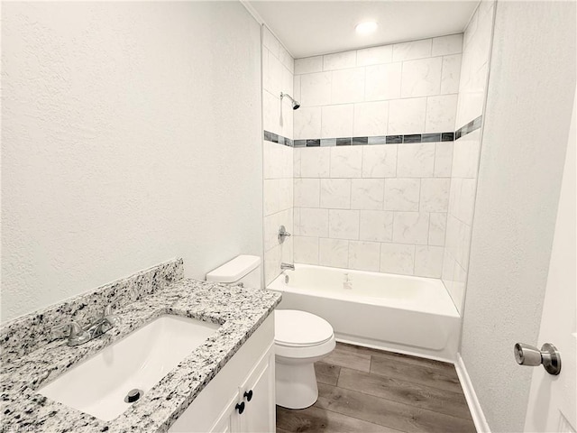 200 W Ocean Ave, Norfolk, VA 23503 - bathroom with wood finished floors, vanity, shower / washtub combination, and recessed lighting