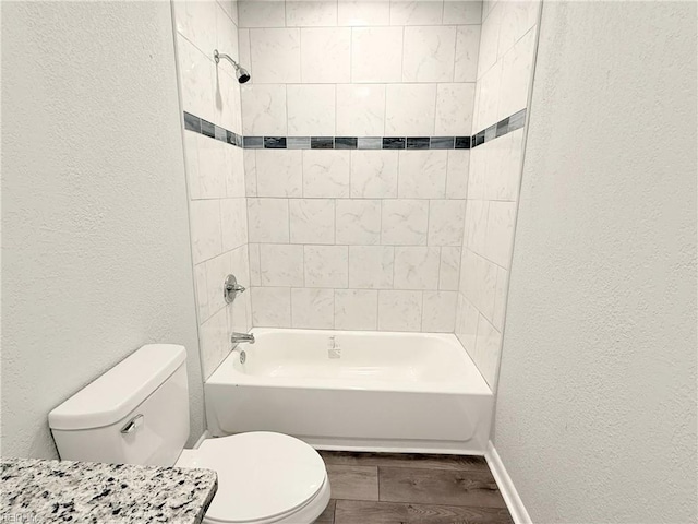 200 W Ocean Ave, Norfolk, VA 23503 - full bath with a textured wall, wood finished floors, and bathtub / shower combination
