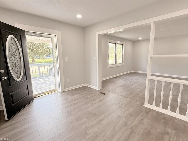 200 W Ocean Ave, Norfolk, VA 23503 - entryway featuring wood finished floors and recessed lighting