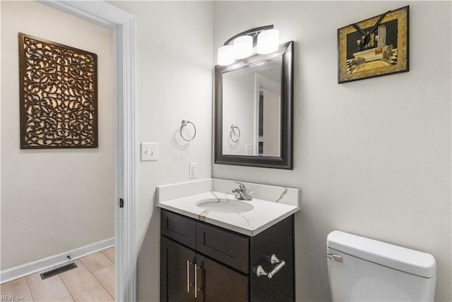 316 A Pocahontas Ave, Franklin, VA 23851 - bathroom with vanity and toilet