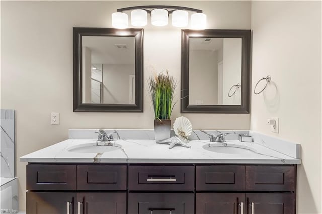 316 A Pocahontas Ave, Franklin, VA 23851 - bathroom featuring double vanity