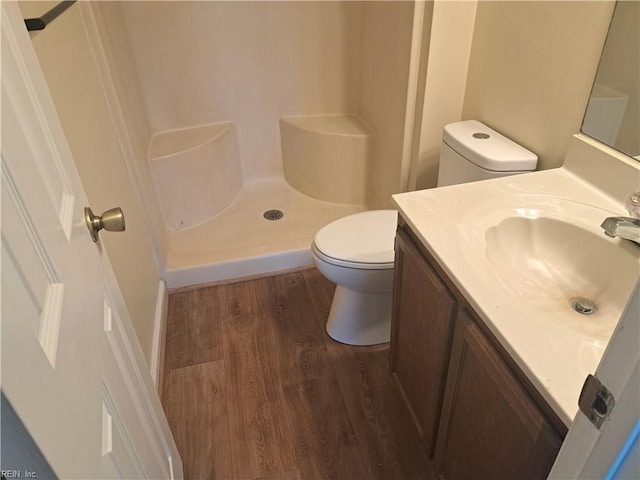 812 Liberal Arts Ct, Virginia Beach, VA 23462 - full bath with wood finished floors, a shower stall, and vanity