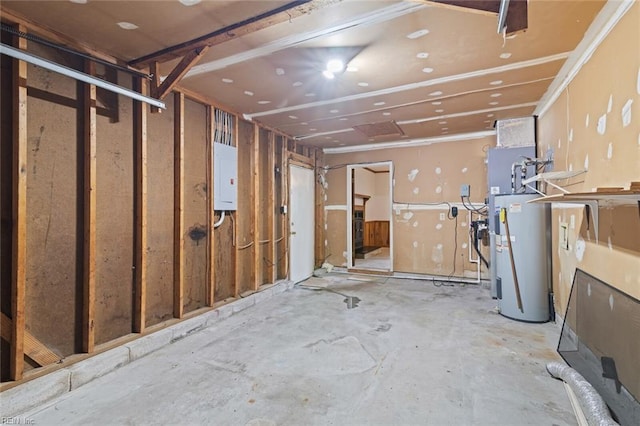 2024 Sarahs Cove Dr, Hayes, VA 23072 - basement featuring electric water heater and electric panel