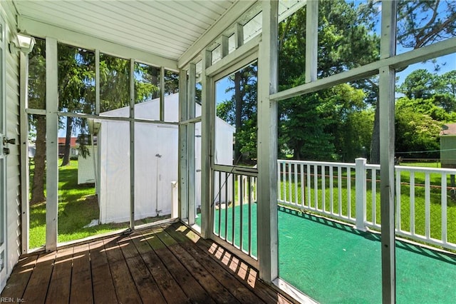 10 Watts Dr, Hampton, VA 23666 - unfurnished sunroom with plenty of natural light