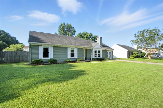 1245 Bells Mill Rd, Chesapeake, VA 23322 - ranch-style house with dirt driveway and a chimney