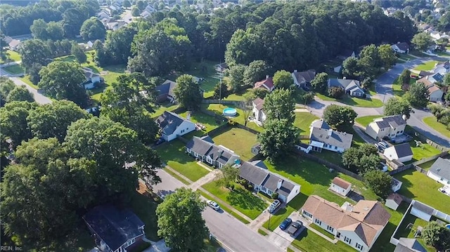 1245 Bells Mill Rd, Chesapeake, VA 23322 - aerial overview of property's location with nearby suburban area