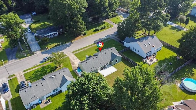 1245 Bells Mill Rd, Chesapeake, VA 23322 - aerial view of residential area
