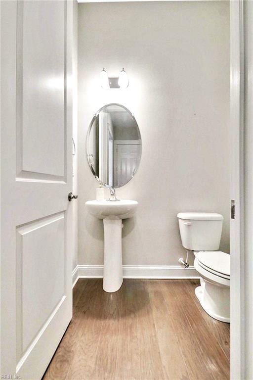 113 Saint Andrews, Smithfield, VA 23430 - bathroom with toilet and wood finished floors
