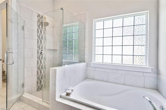 113 Saint Andrews, Smithfield, VA 23430 - bathroom featuring a stall shower and a garden tub