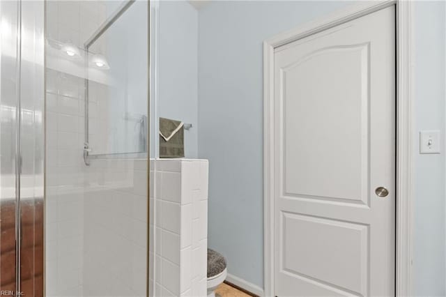 507 Marsh Hawk Trl, Carrollton, VA 23314 - bathroom with a stall shower and toilet