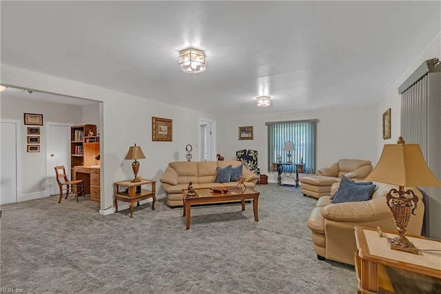 8579 Farys Mill Rd, Gloucester, VA 23061 - carpeted living room with baseboards
