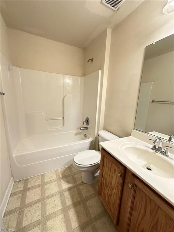 5837 Flowering Peach Ln, Providence Forge, VA 23140 - full bath with vanity, bathing tub / shower combination, and tile patterned floors