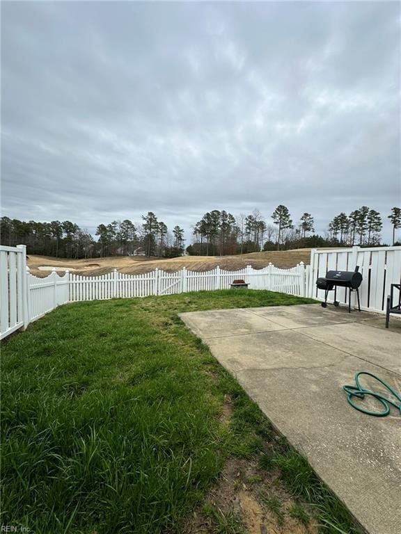 5837 Flowering Peach Ln, Providence Forge, VA 23140 - view of yard featuring a patio area