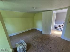 1697 Old Ferry Rd, Hudgins, VA 23076 - bonus room with baseboards and lofted ceiling