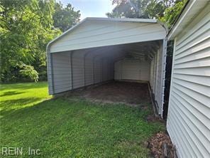 1697 Old Ferry Rd, Hudgins, VA 23076 - view of car parking with a detached carport