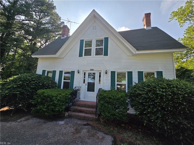 1697 Old Ferry Rd, Hudgins, VA 23076 - view of front facade featuring a chimney