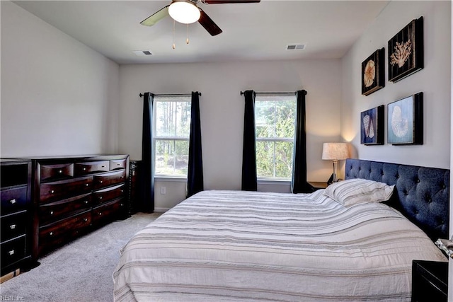 3419 Foxglove Dr, Toano, VA 23168 - carpeted bedroom with ceiling fan