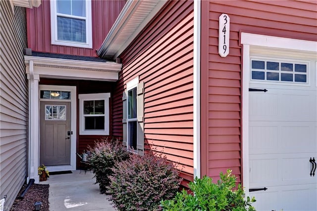 3419 Foxglove Dr, Toano, VA 23168 - entrance to property with board and batten siding