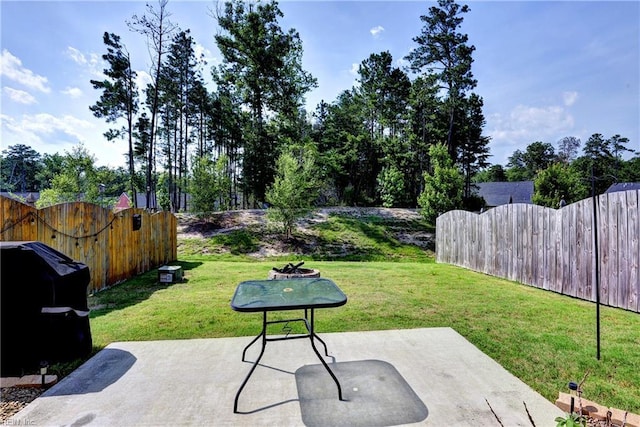 3419 Foxglove Dr, Toano, VA 23168 - view of yard featuring a patio