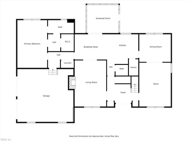 112 Farmington Blvd, Hampton, VA 23666 - view of floor plan / room layout