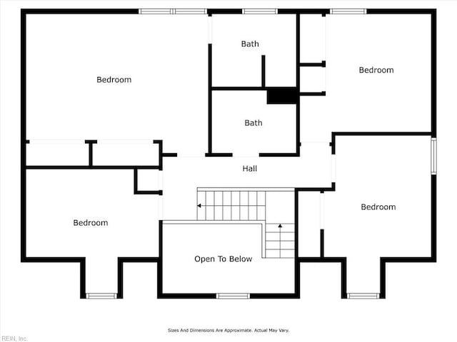 112 Farmington Blvd, Hampton, VA 23666 - view of floor plan / room layout