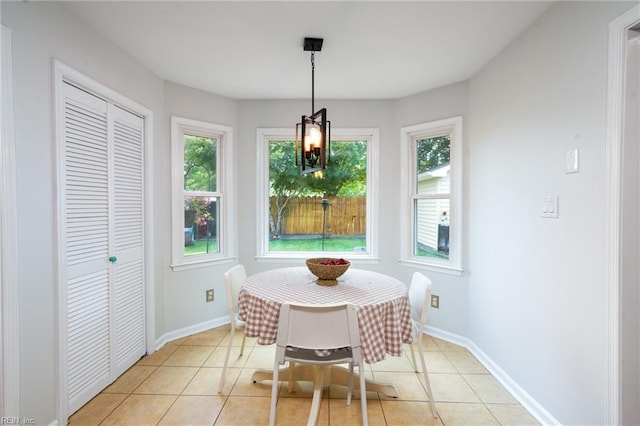 1964 Nettle St, Virginia Beach, VA 23453 - dining space featuring light tile patterned floors and baseboards